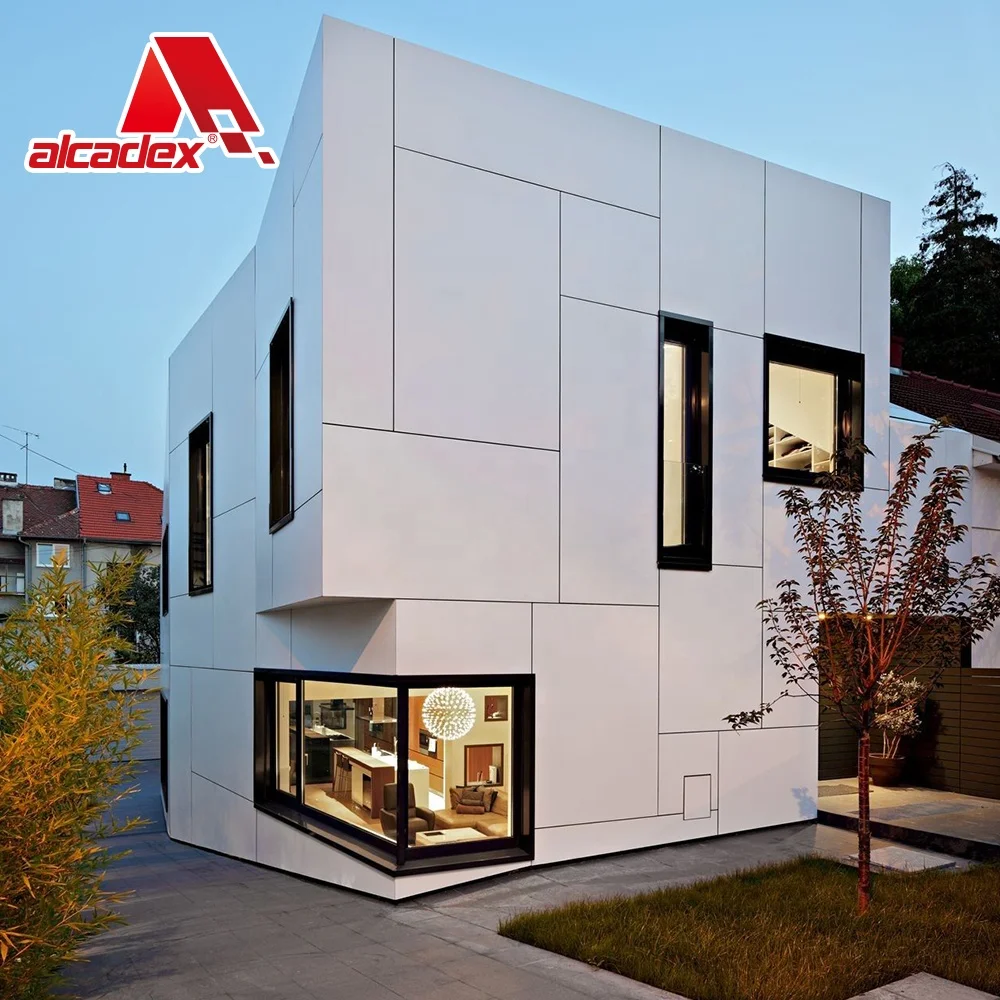 Aluminum panels exterior building facade composite board acp sheet cost iso wall sandwich panel price