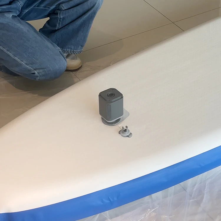 Portable efficient brushless motor Air Pump Camping Light Ultra-Mini Air Pump  Batteries USB with Nozzles for Pool Floats