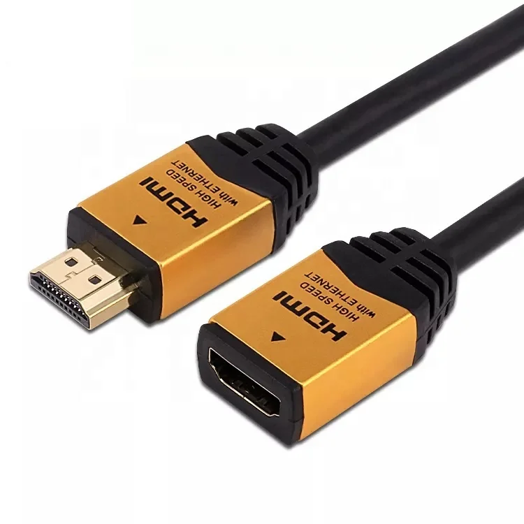 Позолоченный кабель hdmi 4K 3 фута 6 футов Ultra HD @ 60 Гц HDMI 2 0 «Папа-мама» высокоскоростной
