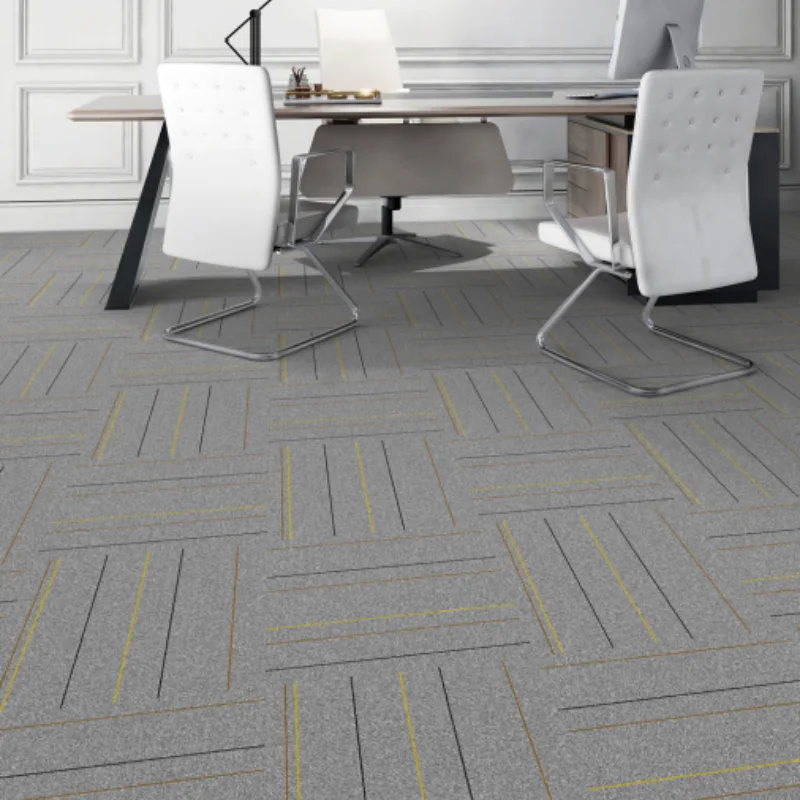 High quality 50*50cm commercial pvc carpet solution dyed nylon carpet office carpet tiles