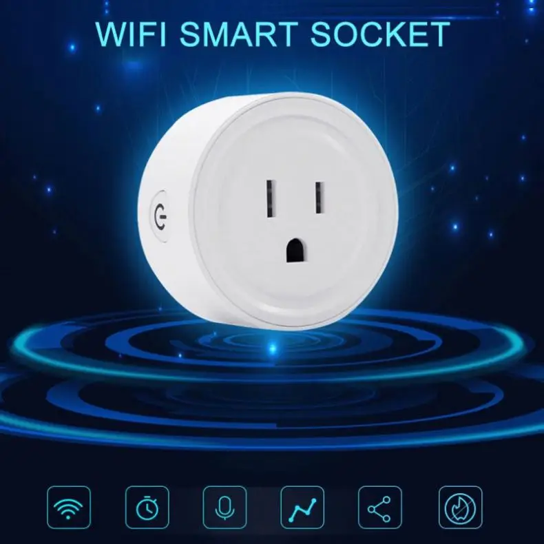 Заводская Продажа умная вилка ewelink smart life retemo control 10A max wifi alexa розетка американского стандарта 240 В переменного