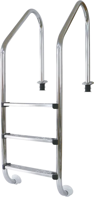 High Quality Swimming Pool Step Ladder with Handrail Carton Package Stainless Steel Piscine SL Inground Pool Copin Ladder CN;GUA