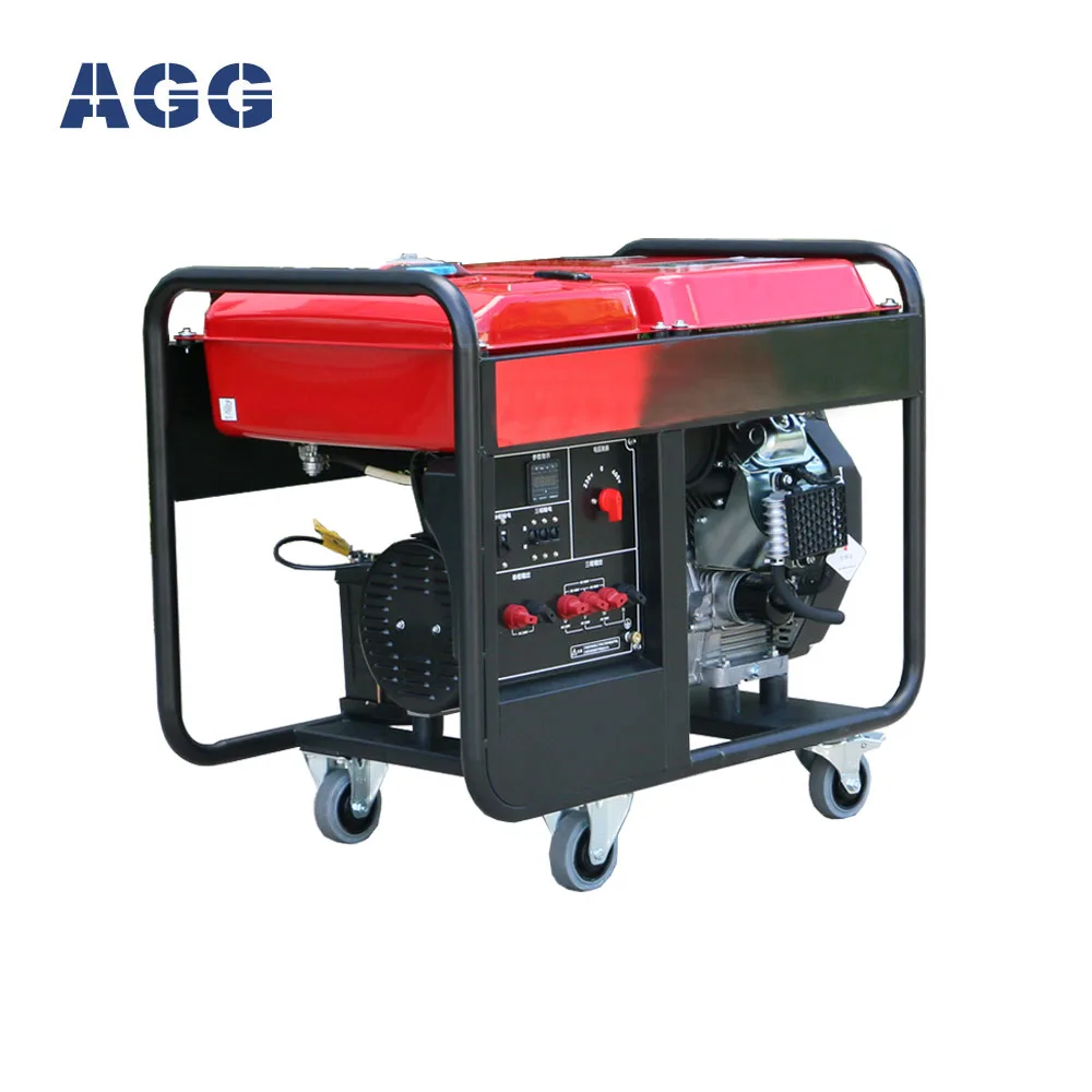 AGG 3phase 60hz 220v Portable Home Used 12kw Diesel Generator With Engine