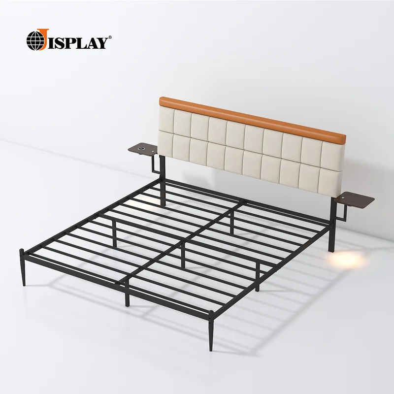 Китай поставляет мебель для спальни на заказ ткань обивка кровати изголовье каркаса
