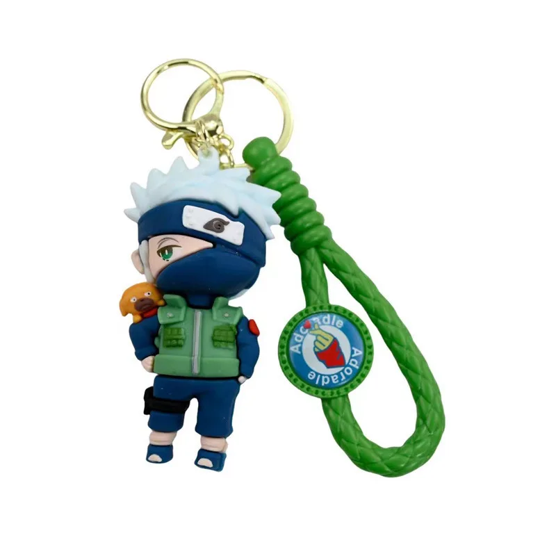 Wholesale  hot Selling Cartoon Anime Kakashi Keychain  PVC doll Keychain