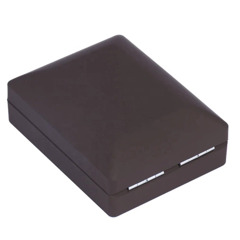 most popular  brown luxury led light jewelry box for necklace