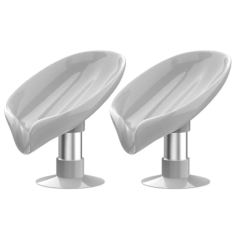 OEM Best Special Leaf Shape Liquid Sponge Bath Soap Case Holder Travel For Bathroom Toilets Self Draining Shower Cab Soap Holder
