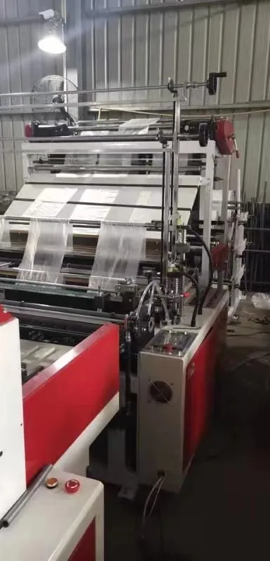 Six lines computer control cold cutting plastic bag production line