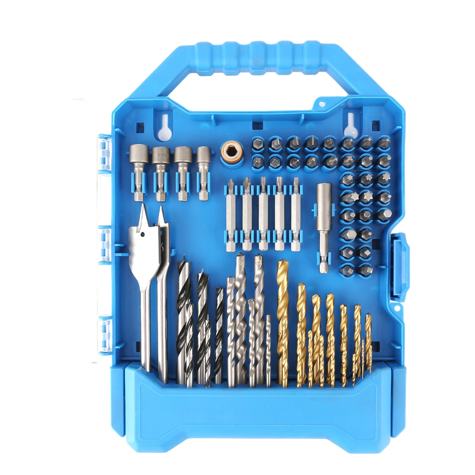 Hot Sell 70pcs Combination Drill Bits Set Masonry Wood Twist Drill Bit screwdriver socket bits set
