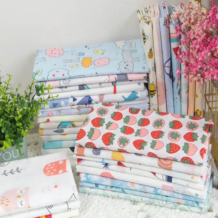 Cotton cloth wholesale twill printed cotton fabric