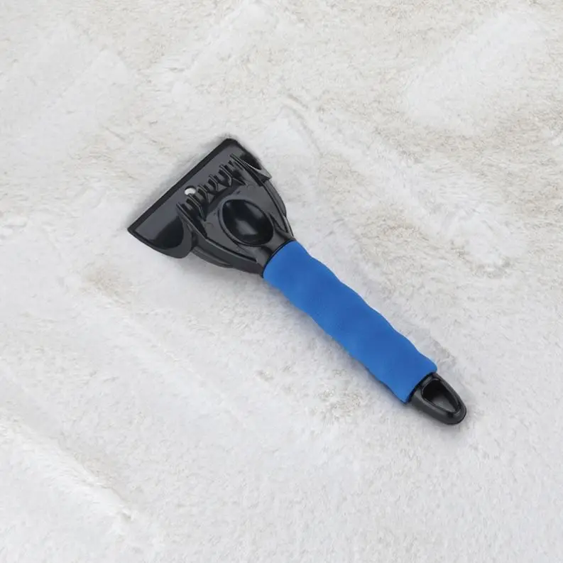 ABS plastic car windshield ice scraper with soft grip
