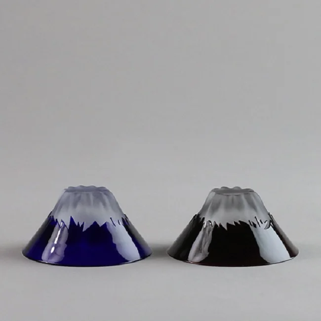 TAJIMA GLASS hand made gift set sake drink glass cup made in JAPAN