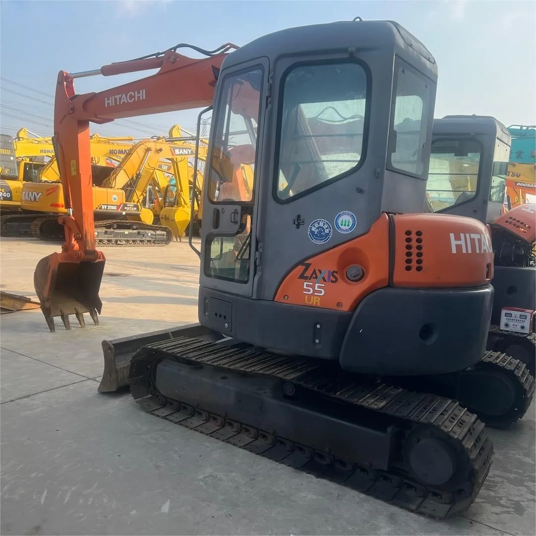 Высококачественный Экскаватор HITACHI ZX55 ZX55-5 Подержанный