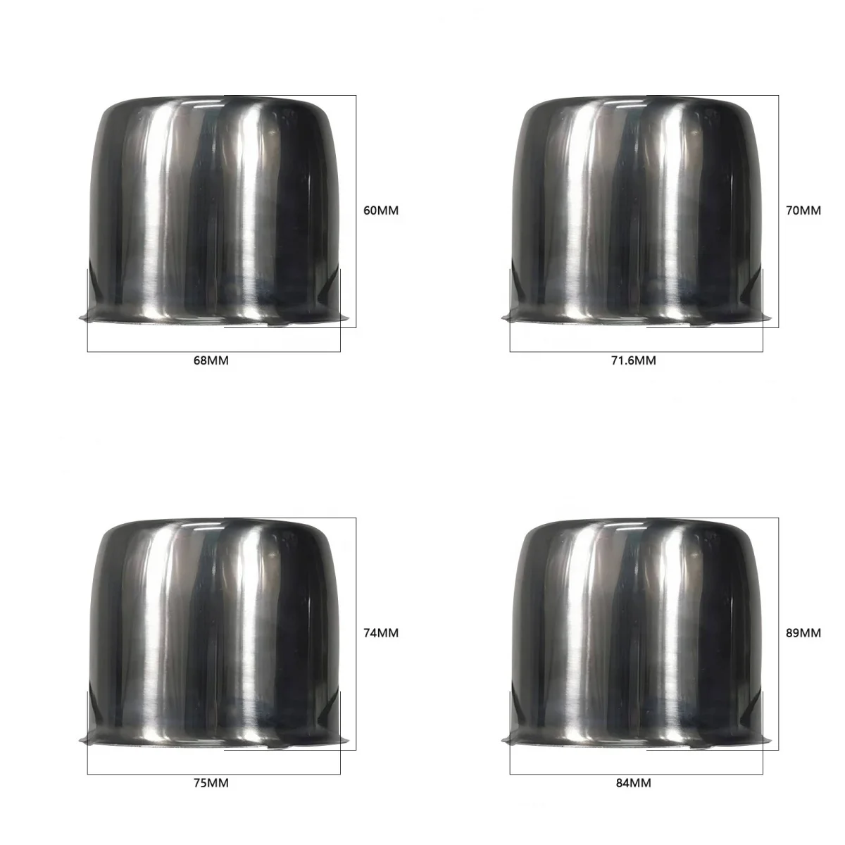 Universal Vehicle Wheel Center Caphub Cover Fit Most SUV Car Rim Dust Cover High Quality for Truck Trailer Wheel Rims