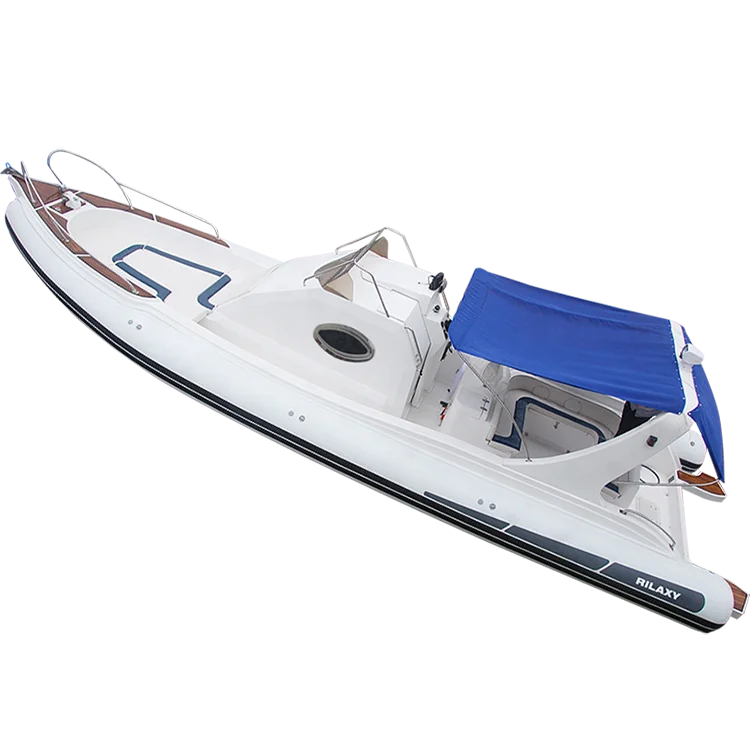 China Rilaxy 9.6 m luxury cabin cruiser rib boat Yacht with top speed of 62 knots
