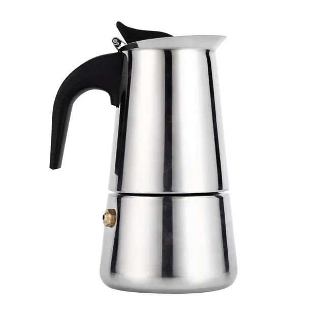 Moka чайник эспрессо плита Эспрессо кофеварка 2 4 6 9 чашек Итальянская Кофеварка из нержавеющей стали металлическая минималистская