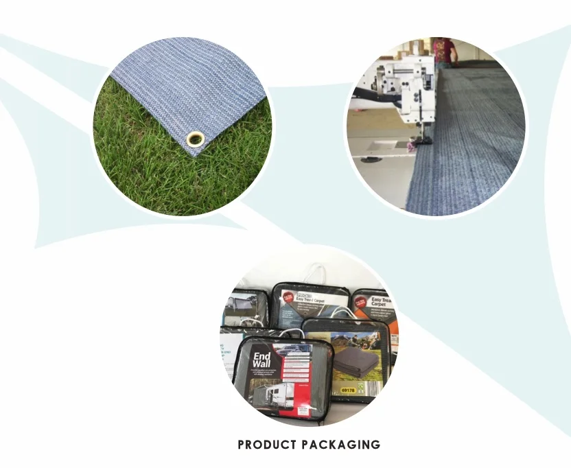 Awning Mat For Camping Awning Carpet Hdpe Ground Mats/ Park Awning Mat Carpet