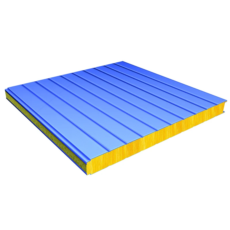 Manufacturer Q235 Grade Roofing Sandwich Panels Custom Cutting Service Hot-Rolled Steel Sheets with Wood Foam for Tunisia