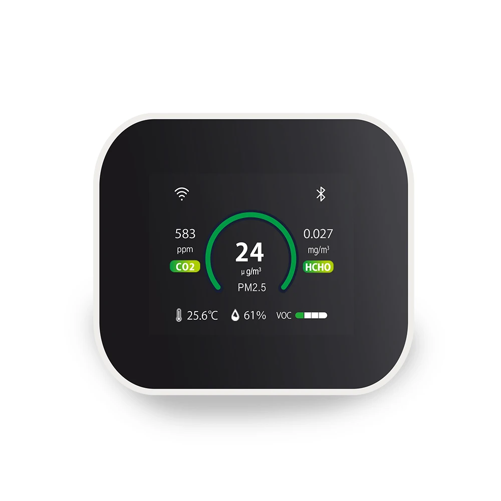 CO2 Meter Measurement Indoor Real Time Monitor Gas Detector CO2 Laser Power Meter WIFI connect Air Pollution Monitor