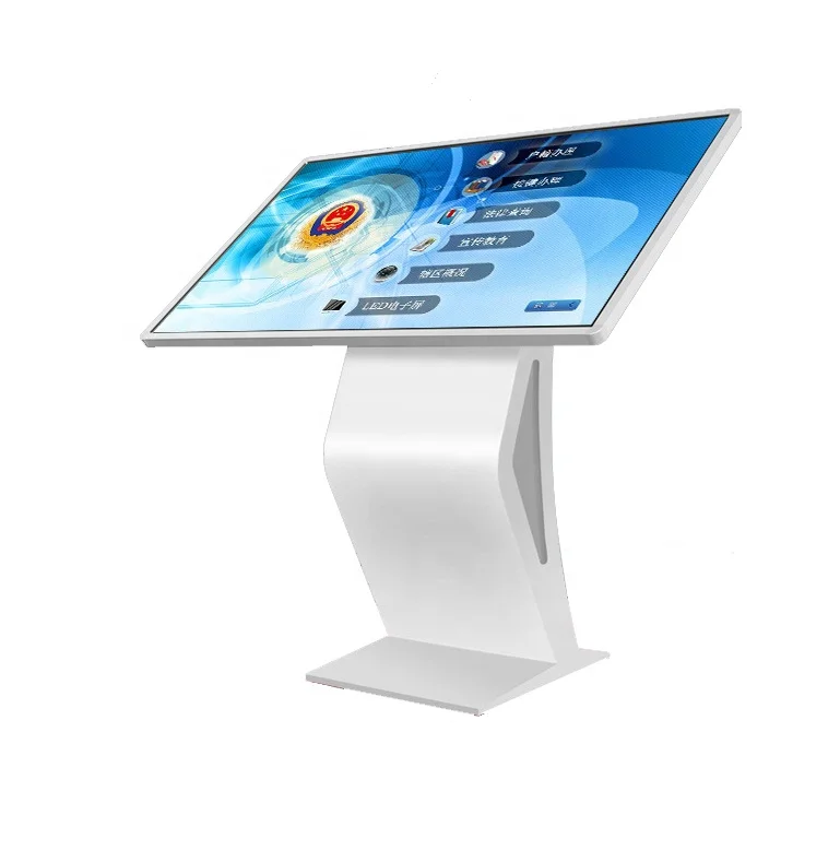 Factory Sale 43 55 65 inch Indoor Wayfinding 4K HD Floor Standing Touch Screen Self-service Interactive Kiosk for Mall