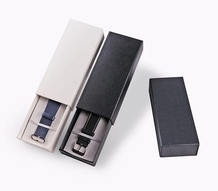 Cheap price custom printing sliding box watch strap gift box
