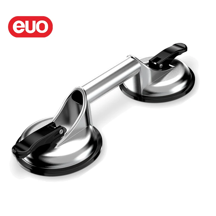 Присоска для стекла EUO, вакуумный подъемник с тремя захватами, инструменты для переноски стекла, резиновая присоска