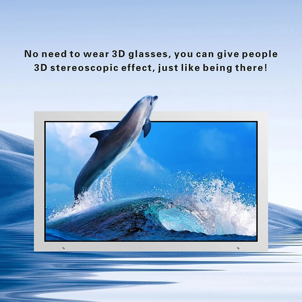 Custom LCD transparent display cabinet 3D HD display digital interactive stereoscopic projection display cabinet