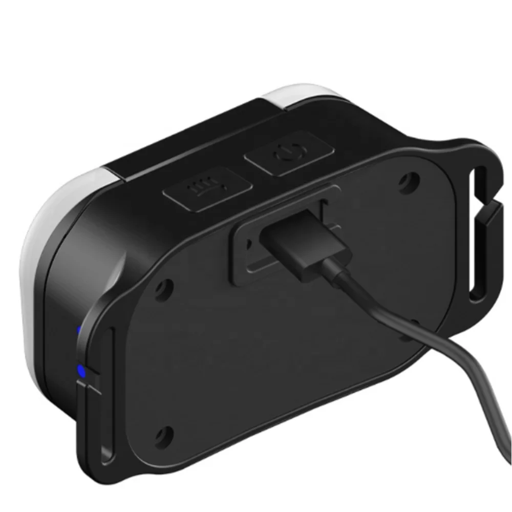 Led Head Lamp Camping Running Waterproof COB USB-C Red White  Powerful Headlamp Rechargeable Headlight