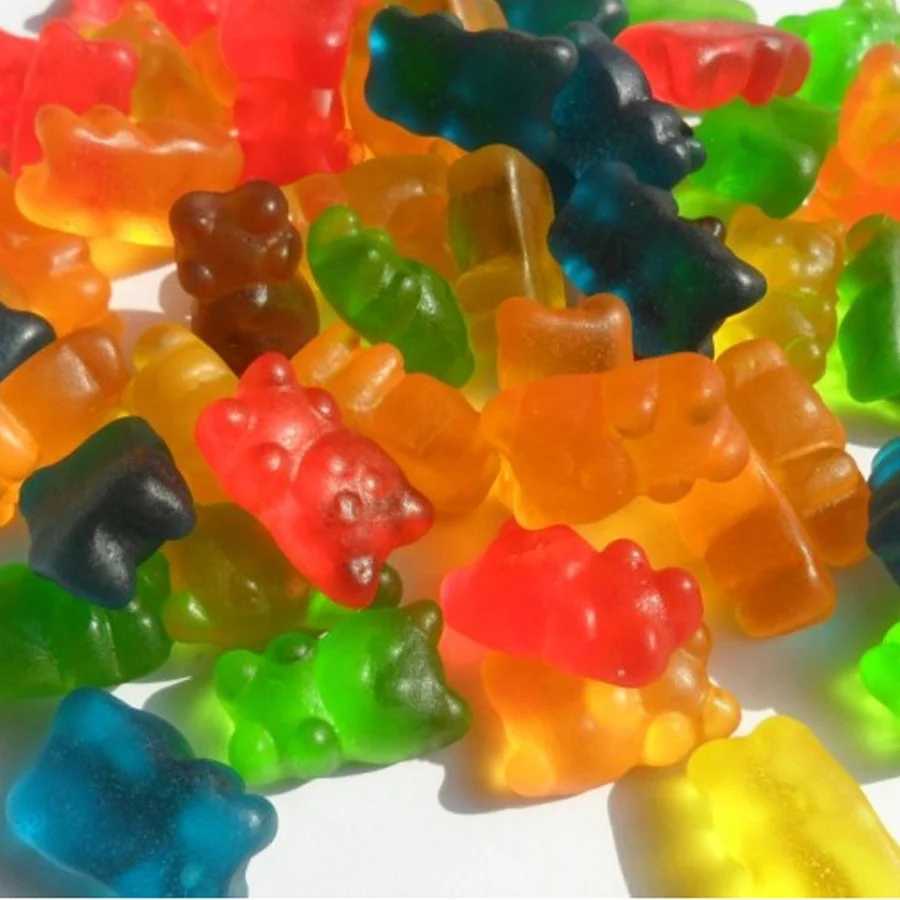 BULK Sugar Free halal gelatin ginger flavoured gummy bear candy