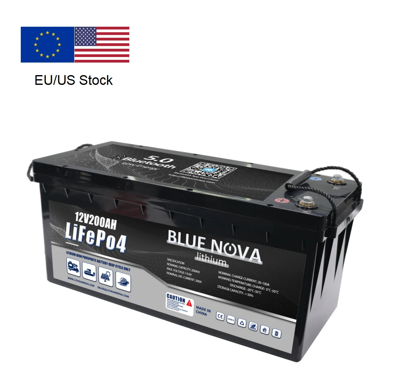 fast delivery eu us stock 24v 100ah lithium iron batteries pack lifepo4 akku for camping/RV/backup/marine/golf