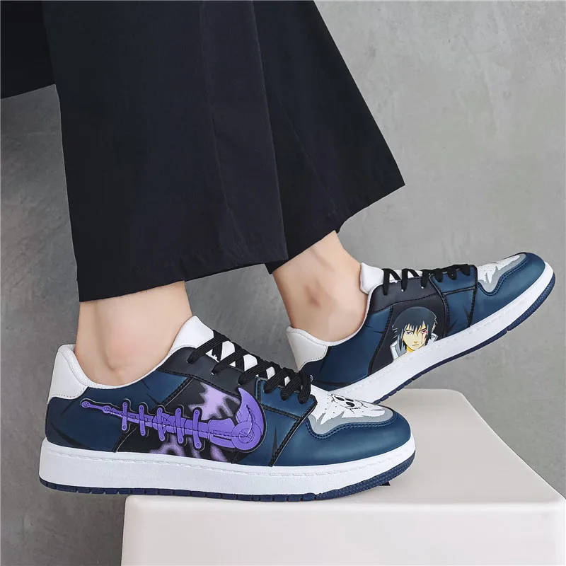 Ziitop Fashion Sneakers Unisex 3D Narut Anime Shoes  For Girls Sasuke Uchiha  Retro Brand Men Skateboard Shoes Men Casual Shoes