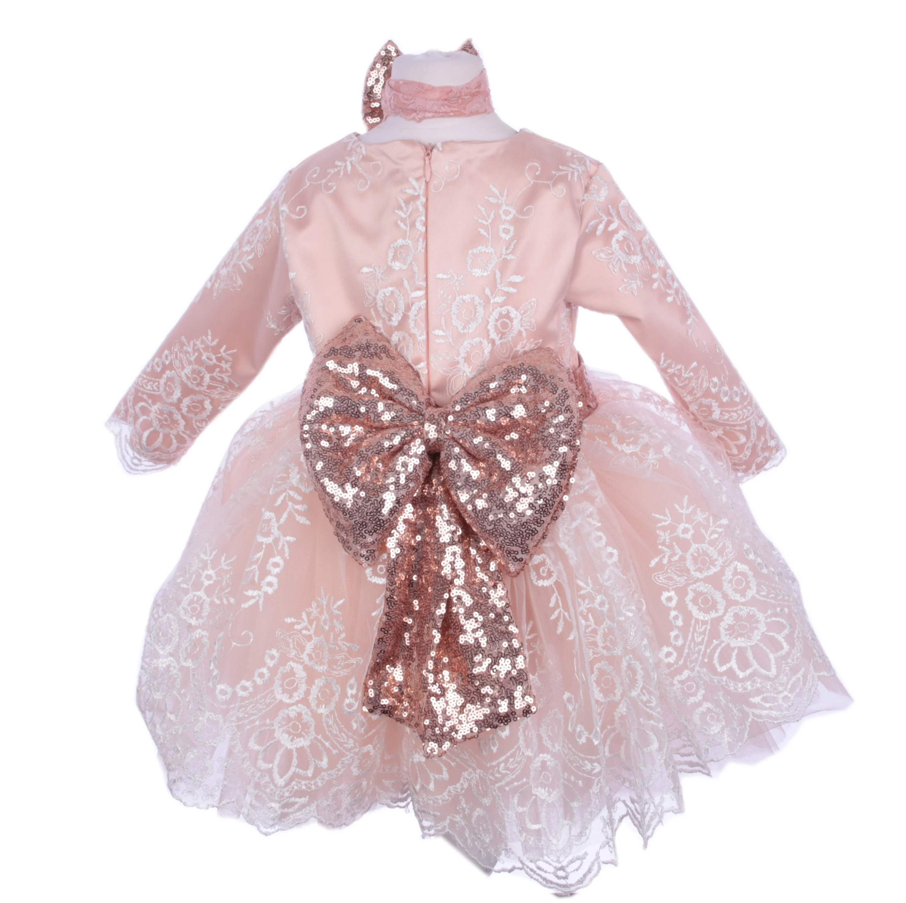 2022 Special Sale Little Girl Dress Baby Girls Dresses Wholesale Long Sleeve Modern Design Party Wedding Birthday Kids Children