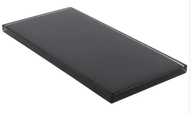 Плитка Метро 2*4 черная стеклянная плитка мозаика для ванной кухни