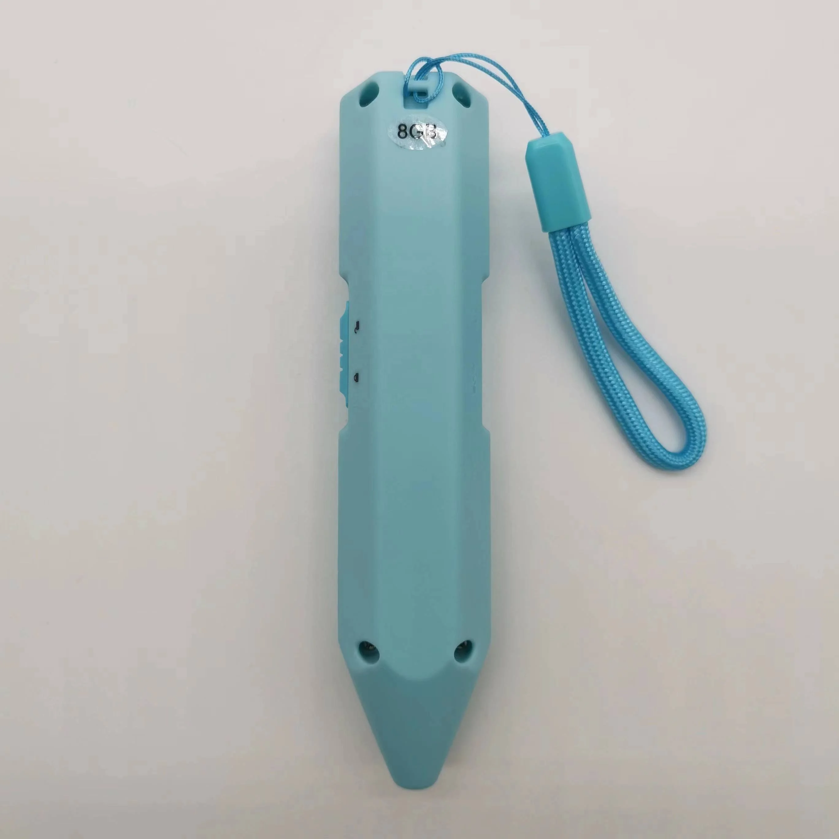 Pencil shape kids educational toy talking pen with recording DIY stickers audio sound music playing language learning machine