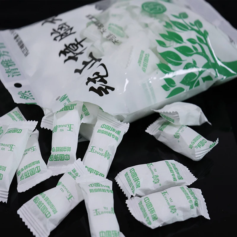 Camphor Manufacturer Premium Quality  natural Refined  96% Pure  OEM Camphor Pill   In Bags anti-mildew for wardrobe