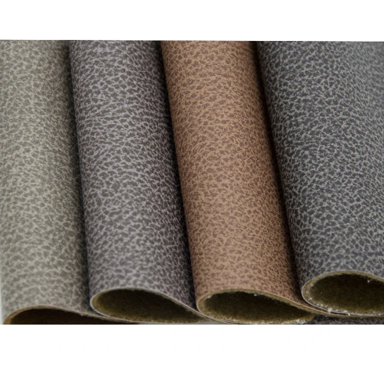 Abrasion Resistant faux leather fabrics white PVC material synthetic leather in stock for car upholstery