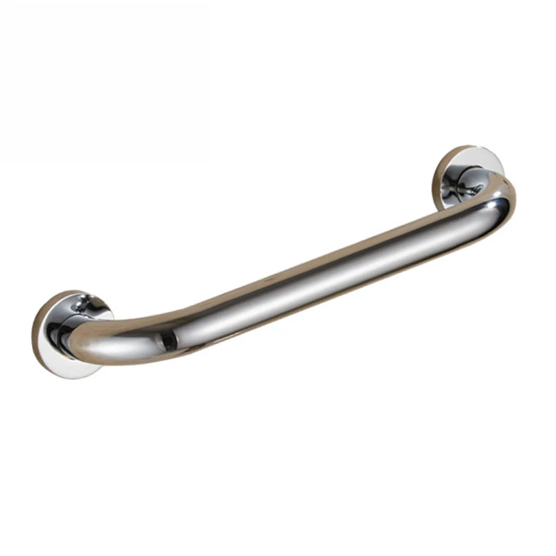 Rhetech Customized Bathroom Accessories Disabled Handrail Chrome Shower Handle Bar Safety Hand Rail Support Grab Bar for Hand