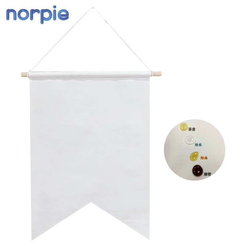 Custom wall display pennant banner kids room Canvas Wall Banner Sublimation canvas Wall Banner Flag