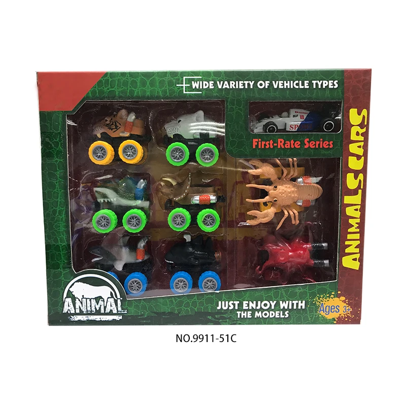 Good quality promotional fashion cartoon pocket car child toy gift car model