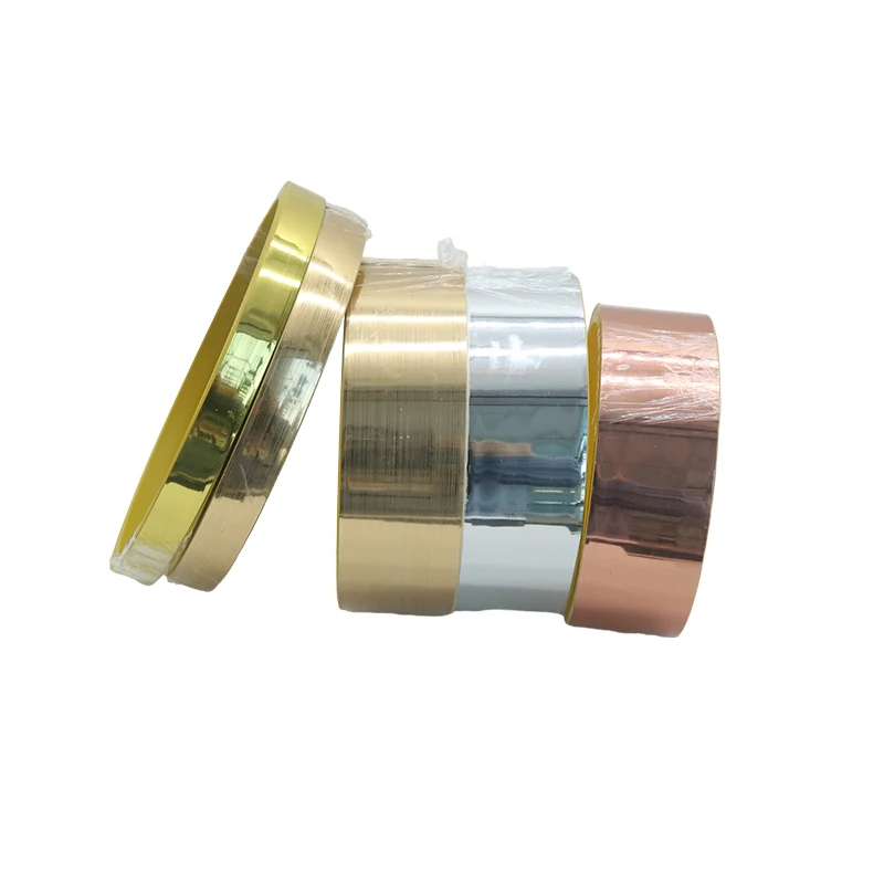 Factory Wholesale Furniture Flexible Self-Adhesive Decorative Strip Edge Banding Sofa Kitchen Cabinet Edge Banding