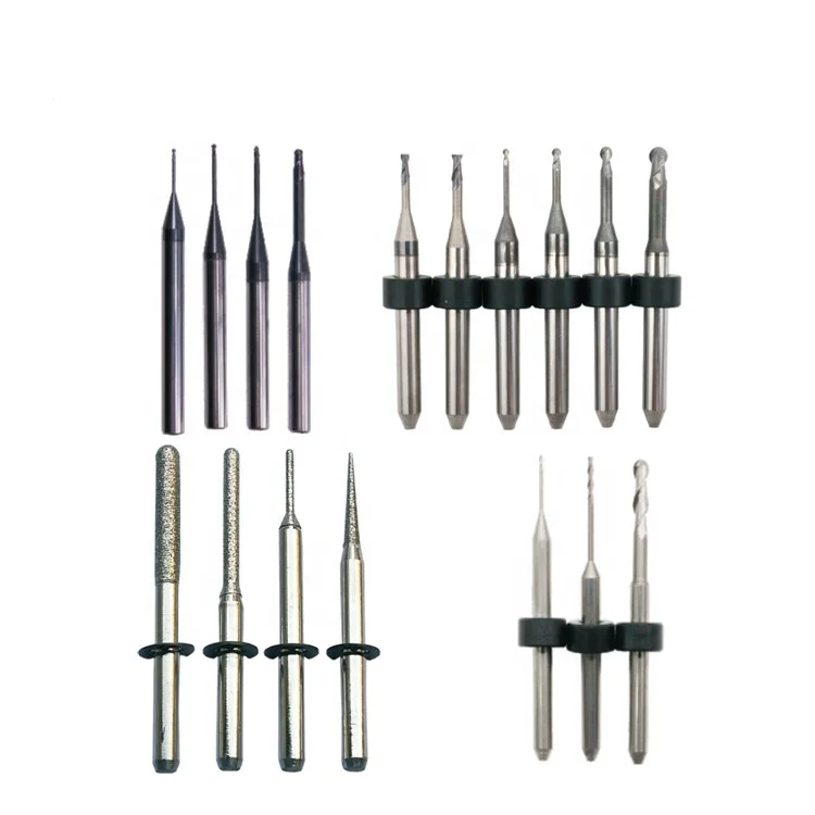 Стоматологический фрезерный Бур CAD CAM фрезерный Бур Roland Цирконий металл Emax PMMA воск