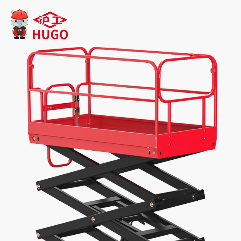 Automatic Mobile Lifting Platform Electric Lift Table 16M Elevator Scissor Lift Table Cuntomizes