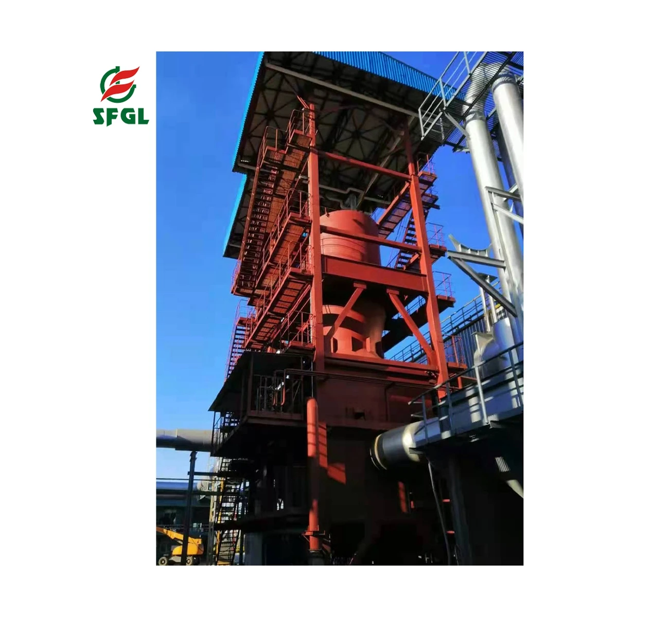 Efficient Circulation Max. 9.81mpa Steel Structure Pressure Vessel Waste Heat Boiler
