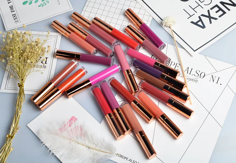 
Wholesale Make Your Own Private Label Matte Lipstick 15 Colors 
