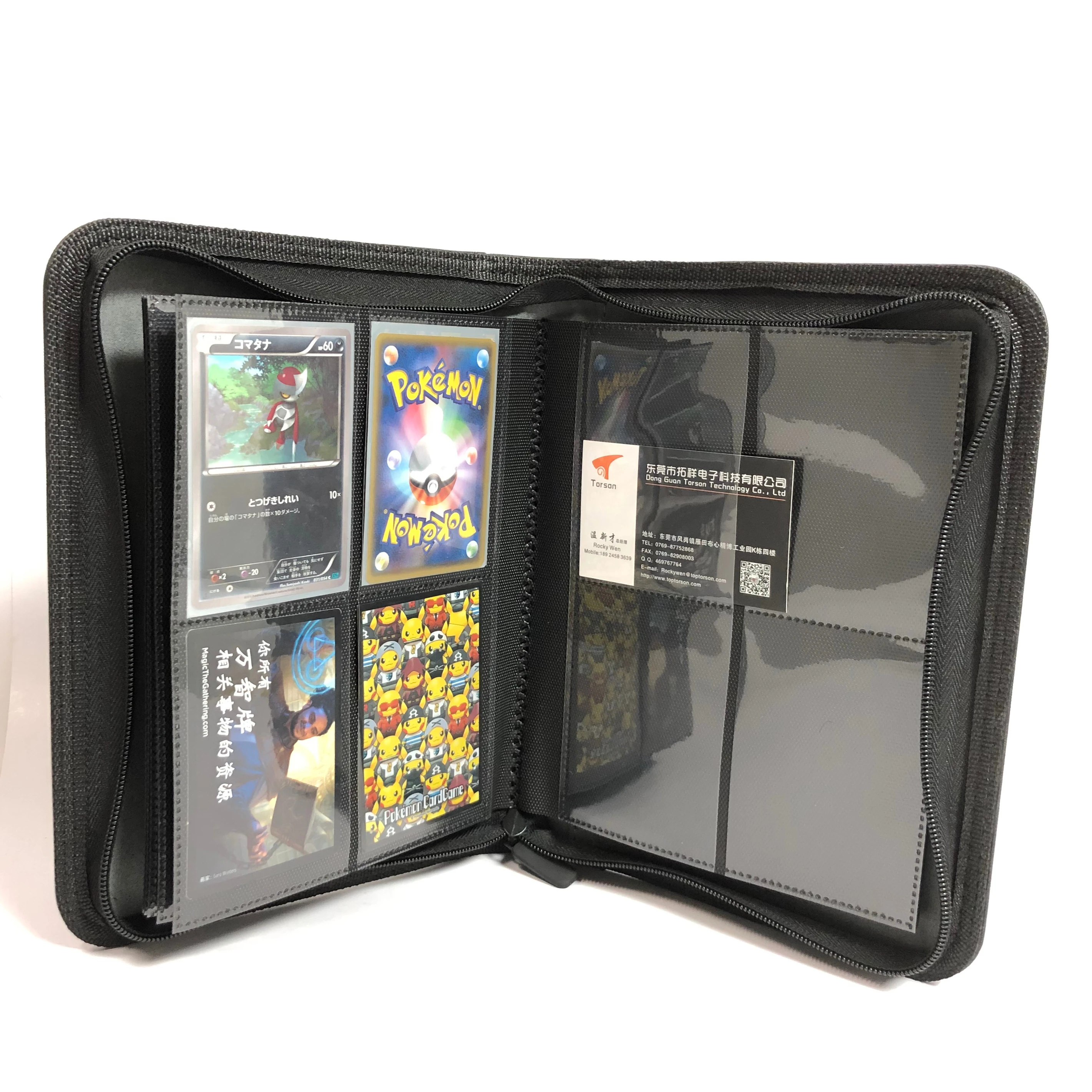 Waterproof zipper card book YYL-CB01 mesh game card binders