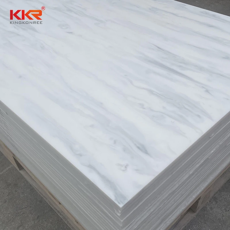 Acrylic solid surface sheets with pearl powder solid surface special design Stones decoration for walls price