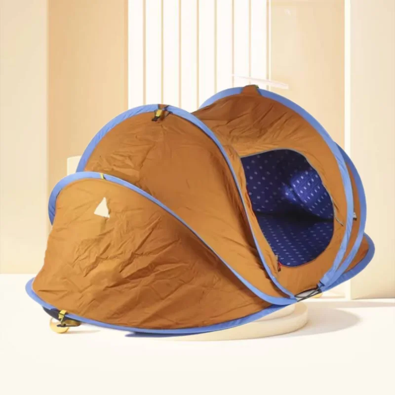 Logo Customized Wholesale Low MOQ Mid East Kadi Style Free Install Pop Up Polyester Cotton Family Desert Camping Outdoor Tents