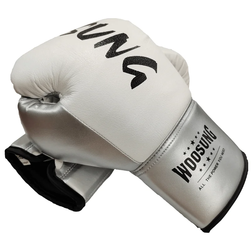 Sample free shipping Woosung hot selling custom logo profesional Comfortable 16oz winning boxing gloves