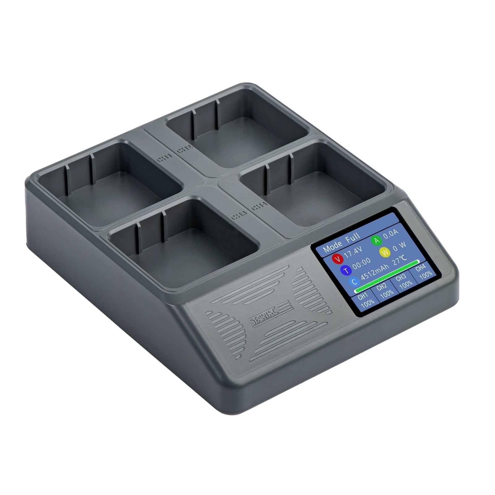 4 in 1 Drone Charging power station 65W USB-C PD fast charge state monitor Color Screen Battery Charger with For DJI Mavic 3 Pro