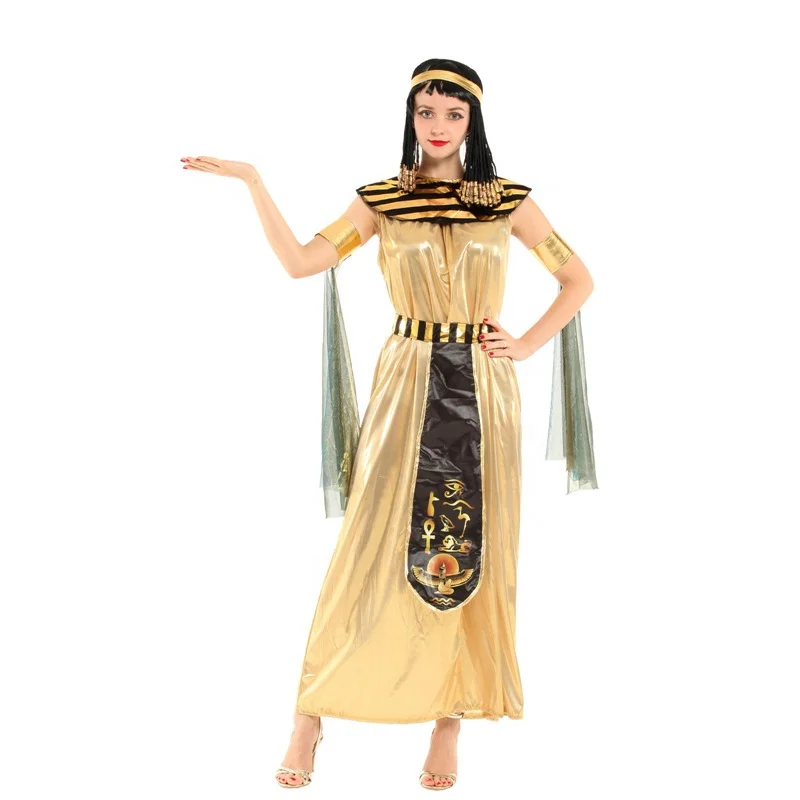 Halloween Egyptian Pharaoh Costumes for Women Christmas Carnival Party Princess Cosplay Costumes